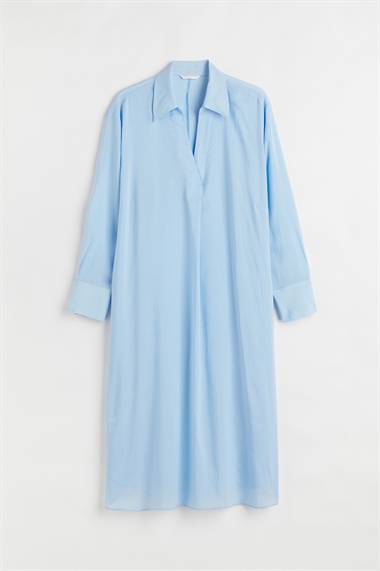 Платье-блузка H&M+ из микса лиоцелла
