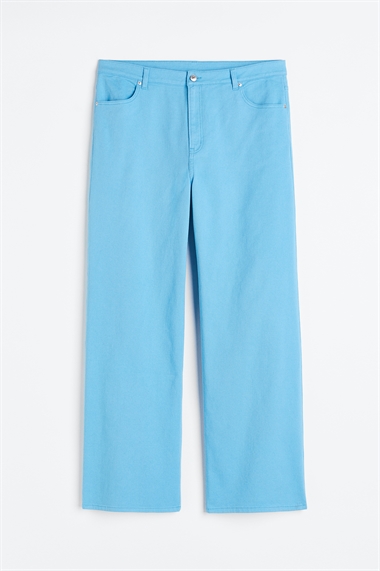 H&M+ Широкие брюки из саржи