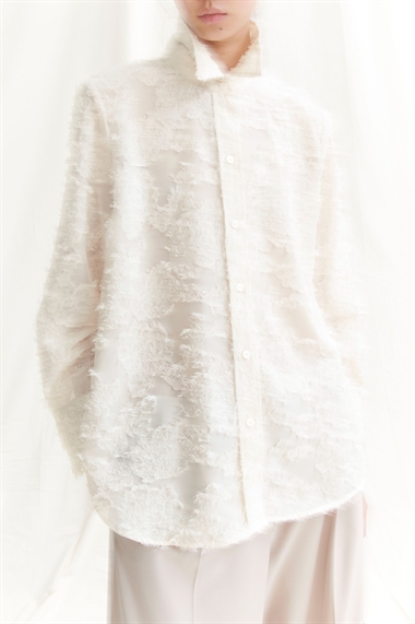 Блузка из фактурной ткани