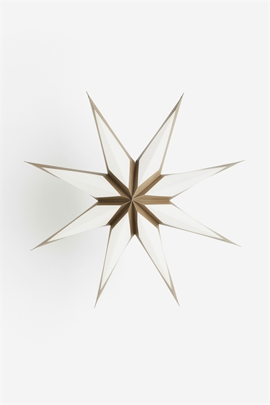 Бумажный абажур в форме звезды