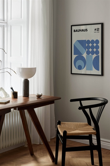 Постер Bauhaus Geometry Blue
