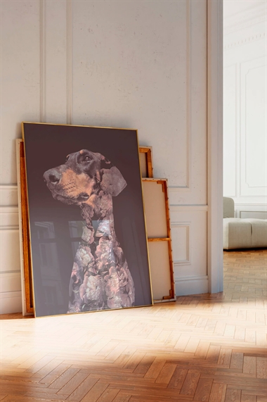 Фаунаскейпы - Портреты собак породы доберман