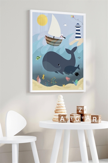 Willero Illustrations - Whales And Waves