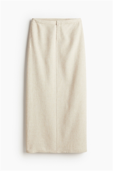 Элегантная юбка макси из саржи