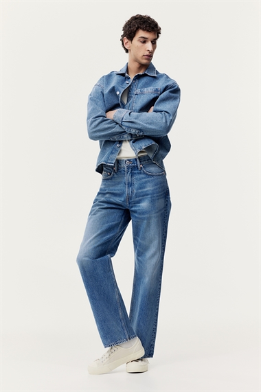 Прямые джинсы с высокой посадкой Relaxed fit