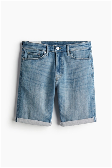 Тонкие джинсовые шорты