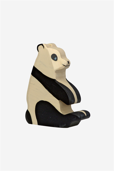 Медведь панда Holztiger, сидящий