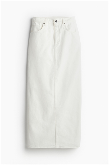 Длинная джинсовая юбка