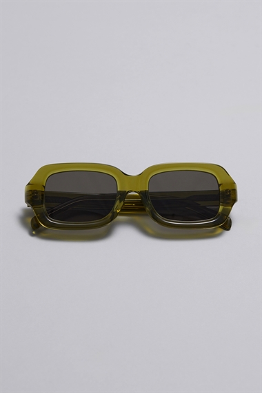Овальные солнцезащитные очки из ацетата