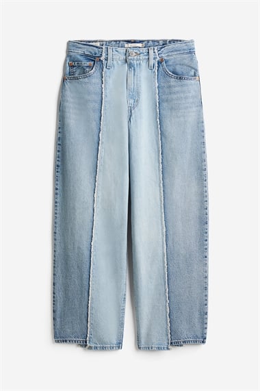 Мешковатые джинсы, переделанные под отца