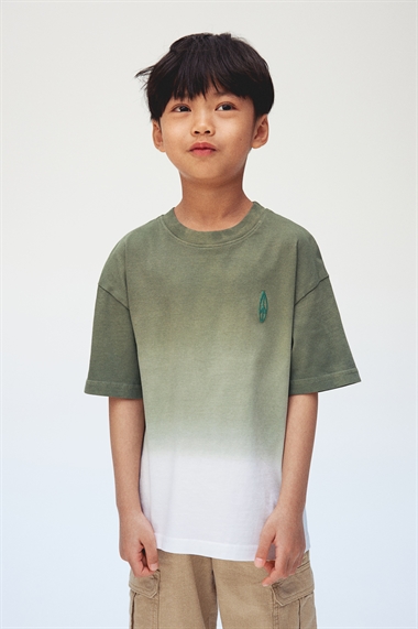 Хлопковая футболка с принтом