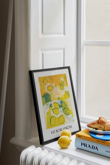 Плакат Ешьте больше лимонов