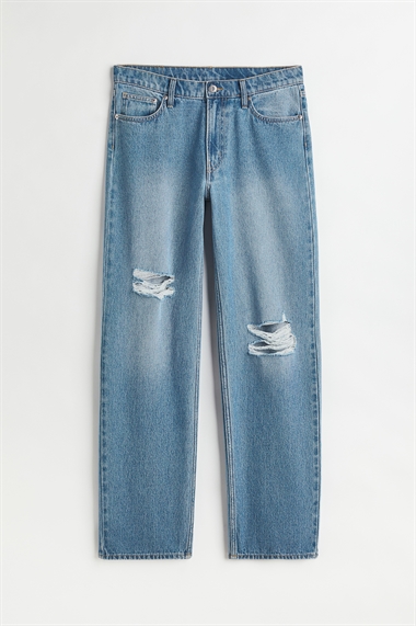 Мешковатые низкие джинсы 90-х