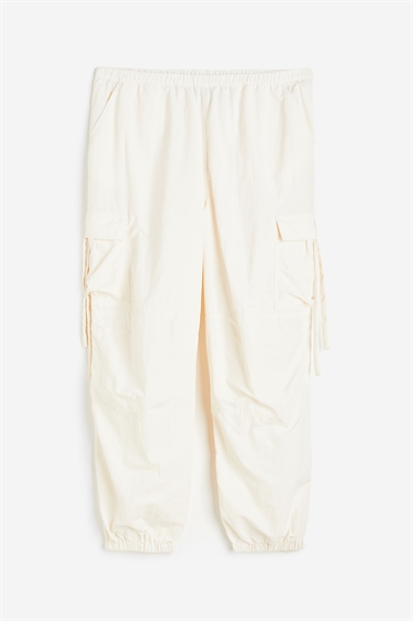 Парашютные брюки H&M+ с низким поясом