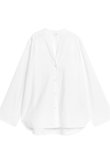 Блузка-рубашка из выстиранного хлопка