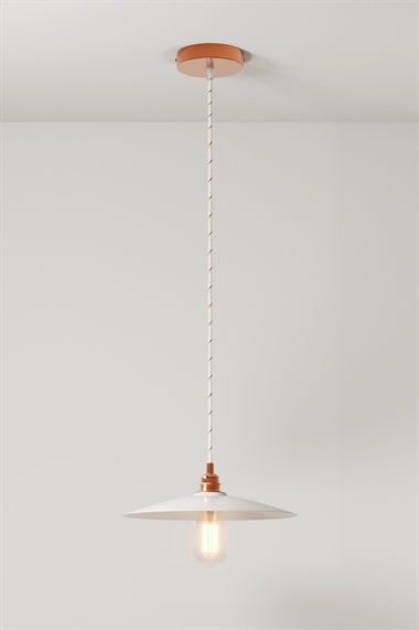Лампа с керамическим абажуром