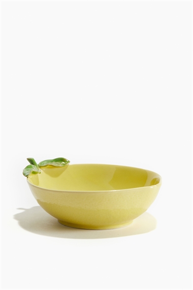 Глубокая тарелка в форме лимона