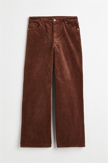 Вельветовые брюки H&M+