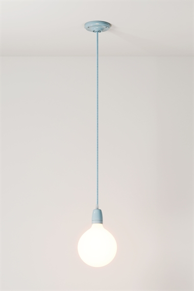 Фарфоровый подвесной светильник с лампочкой
