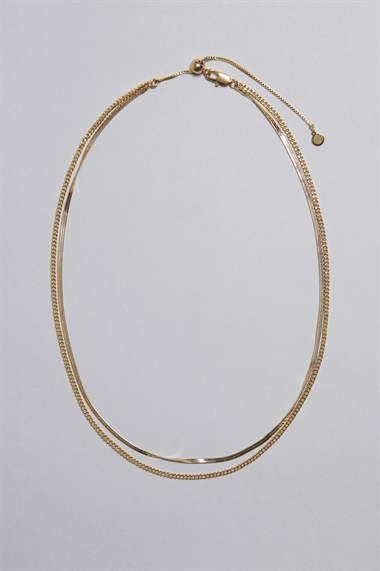 Ожерелье с двойной цепочкой