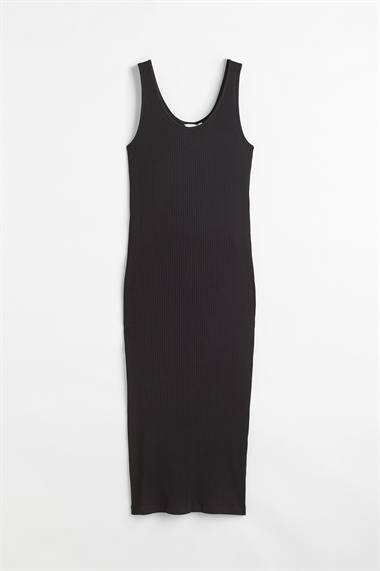 H&M+ Ребристое платье-бодикон