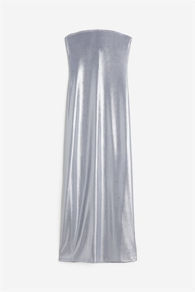 Платье-бандо с металлическим отливом