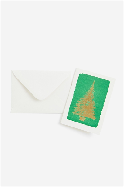 Маленькая поздравительная открытка с конвертом