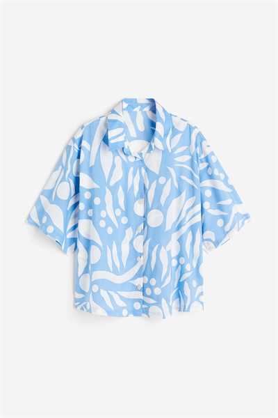 Пляжная блузка из крепа