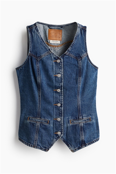 Джинсовый жилет Longline Denim Vest 1249672001