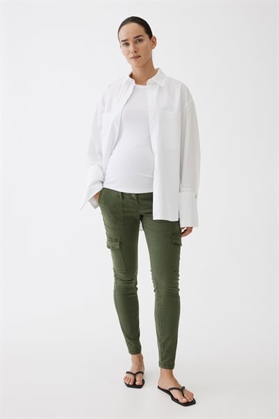 Брюки-карго MAMA slim fit 1236309001