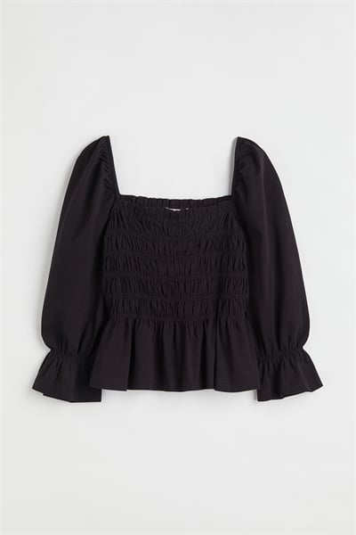 H&M+ Блузка со сборками 1062453001