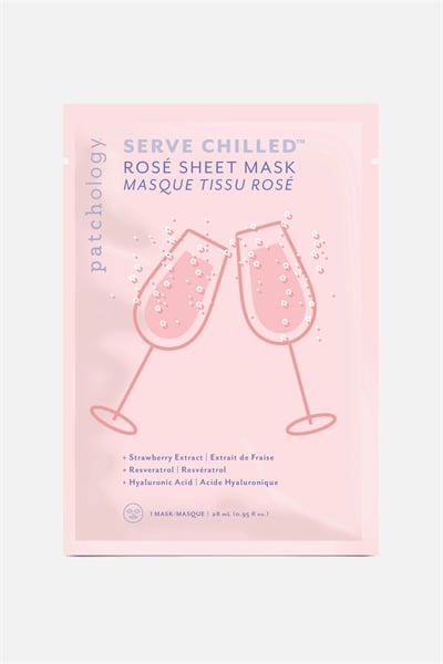 Serve Chilled Rosé Sheet Mask Single 1141773001