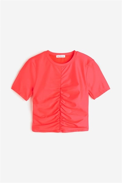 Ruched Crop Tee 1206530001