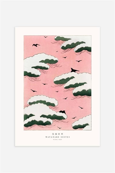 Постер Pink Sky By Watanabe Seitei 1179342001