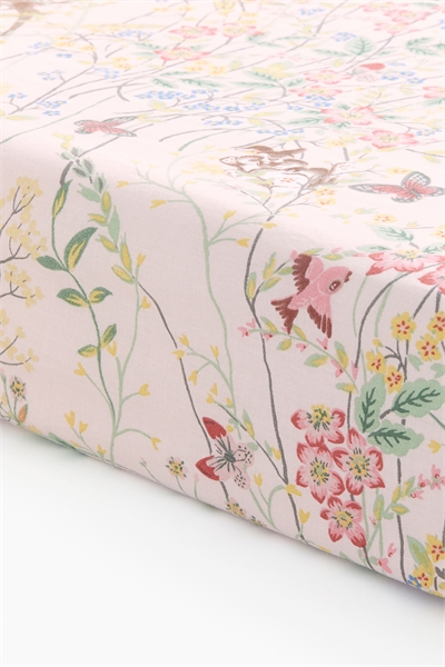 Хлопковая простыня с узором, на резинке артикул 1256758002