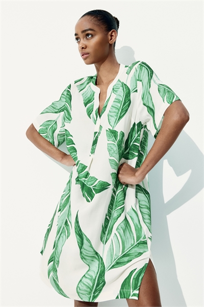 Платье-туника из вискозы 1214786028