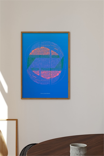 Fōmu Illustrations - Clear Blue 1312372001