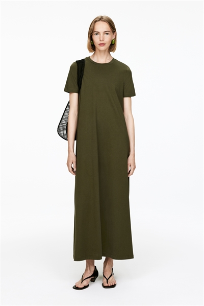 Платье-футболка макси 1293456001