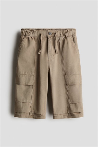 Шорты-карго из саржи 1281073005