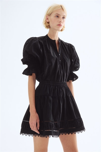 Юбка с вышитой отделкой 1280752002