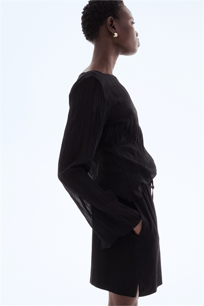 Шорты с завязками из льняного бленда 1259218001