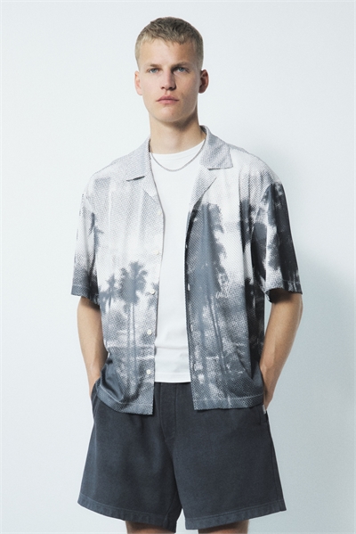 Рубашка из сетки с коротким рукавом Loose Fit 1275900001