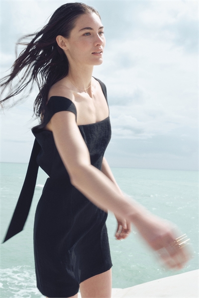 Платье с бантом на спине 1282070005