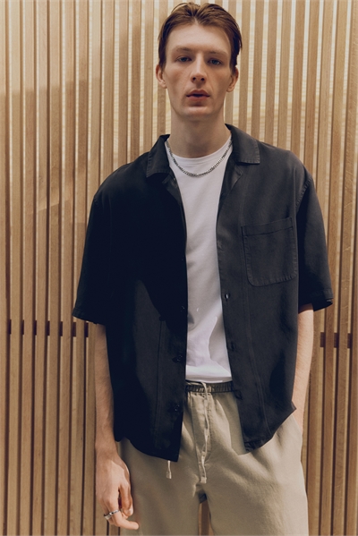 Курортная рубашка Regular Fit из лиоцелла 1283842001