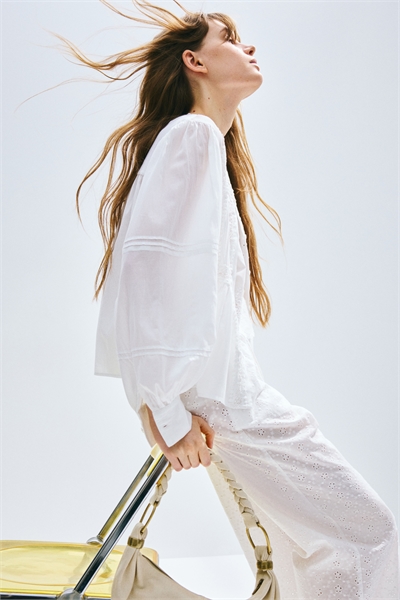 Прямые брюки со шнурком 1285440001