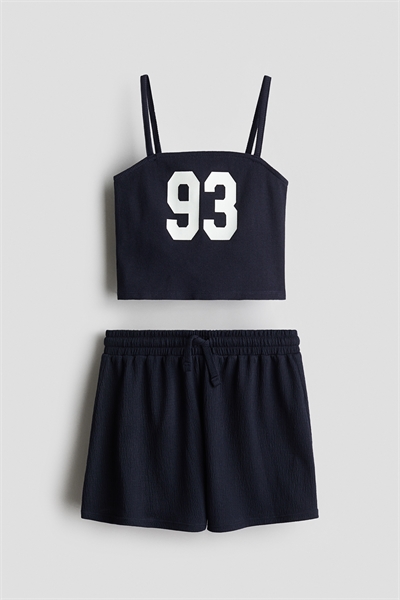Комплект из двух частей: топ на бретелях и шорты 1285976003