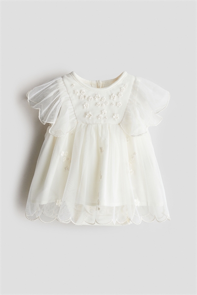 Платье из сетки с вышивкой 1286098001