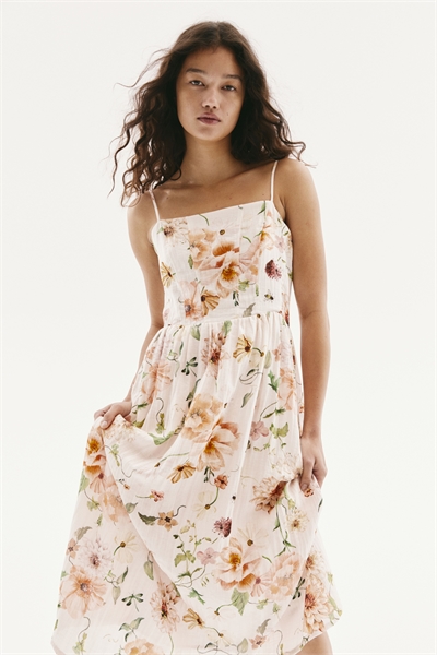 Платье-миди на бретелях 1217048010