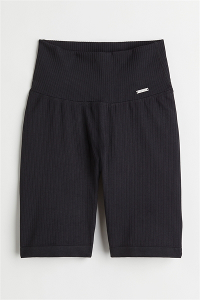 Бесшовные велосипедки в рубчик 1072842002