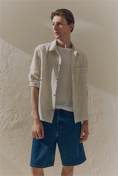 Расслабленные джинсовые шорты 1276493003